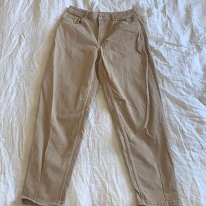 H&M Mom Loose-Fit Twill Pants